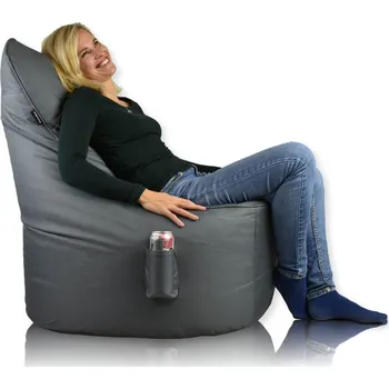Obývací pokoj Sedací pytel Primabag Seat polyester tmavě šedá
