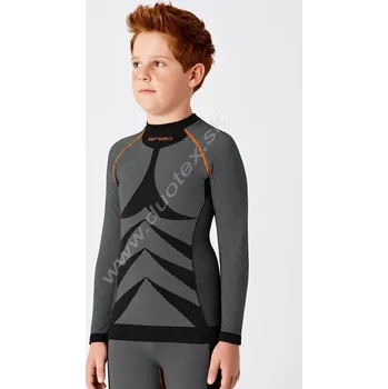 SPAIO Dětský nátělník active-juniorW01-kos.DR Barva: black/or., Velikost: 116-122