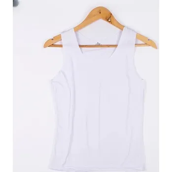 Klasické přiléhavé tílko Barva: Bílá, Velikost: 3XL