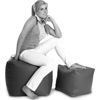 Obývací pokoj Taburet Primabag Cubes 37x37 cm citronová