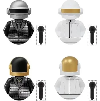 ostatní stavebnice Vzdělávací stavební kostky Daft Punk minifigurky | styl lego - BEZ BOX-366