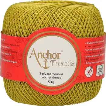 Příze Anchor Freccia 12 - 684 Žlutozelená (Háčkovací příze Anchor Freccia 12 - 684 Žlutozelená)