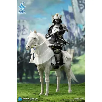 Figurka Figurka Uesugi Kenshin + White Horse - Palm Hero Japan Samurai Series 3 Action Figure 1/12