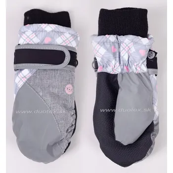 Rukavice YO Rukavice REN-0311G Barva: sivá, Velikost: 12cm