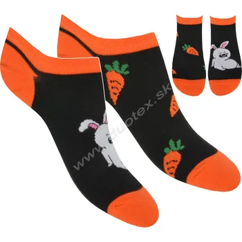Pánské ponožky SKARPOL Veselé ponožky Skarpol-081-mrkva Barva: čierna, Velikost: 45-47(29-30)