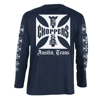 Pánské tričko West Coast Choppers WCC triko s dlouhým rukávem LS0008 Austin Velikost: 3XL