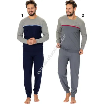 Pánské pyžamo Hotberg(M-Max) Pánské pyžamo Kasjan360 Barva: 2-sivá, Velikost: M