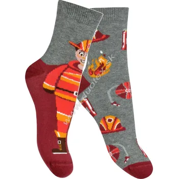 STEVEN Dětské ponožky Steven-014CH-374 Barva: CE374-sivá, Velikost: 32-34(21-22)