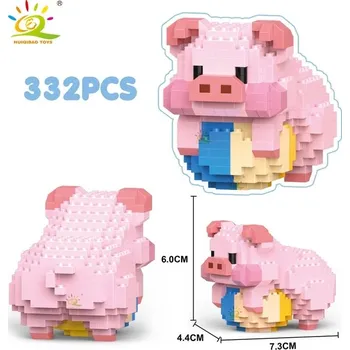 ostatní stavebnice Mini prasátko stavebnice 3d model | styl lego - 01 bez krabice