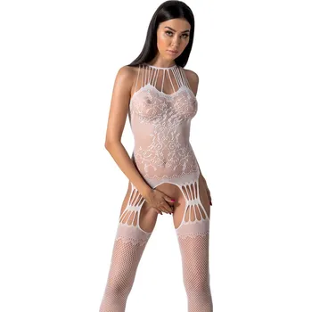 Dámské erotické prádlo Passion BS095 White - Bodystocking Barva: Bílá, Velikost: S/L