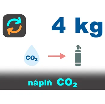 Příprava sody SIFOS Náplň plyn CO2 - oxid uhličitý E290 - do 4 kg - REFILL