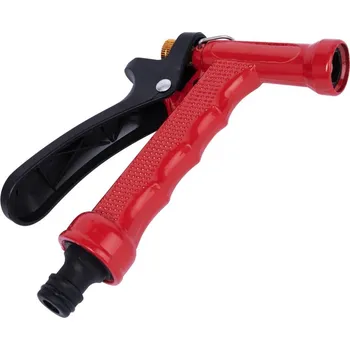 Postřikovač Rozstřikovač pistolový kovový červený