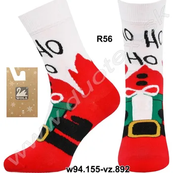 Pánské ponožky WOLA Vánoční ponožky w94.155-vz.892 Barva: R56, Velikost: 39-41(26-27)