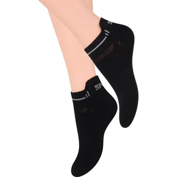 Dámské ponožky Ponožky Steven 050-007 Barva: Černá, Velikost: 35-37