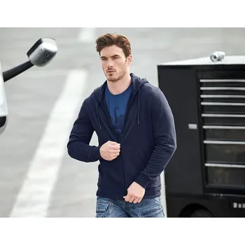 Pánská mikina Pracovní mikina kapucí pracovní oděvy velikost 5XL tmavomodrá Strauss Pracovní oblečení