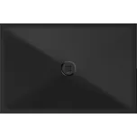 GSI Keramická sprchová vanička, obdélník 120x80x2cm, černá mat 46120826