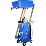 ASTA 16209005 Olejová jímka pneumatická, pojízdná, objem 90 litrů, se záchytnou vanou