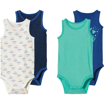 Kojenecký body lupilu® Chlapecké body s BIO bavlnou, 2 kusy