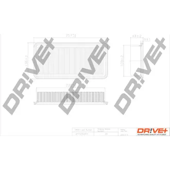 Vzduchový filtr Vzduchový filtr Dr!ve+ DP1110.10.0477