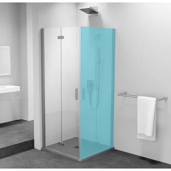 Sprchové dveře POLYSAN ZOOM sprchové dveře skládací 700mm, čiré sklo, levé
