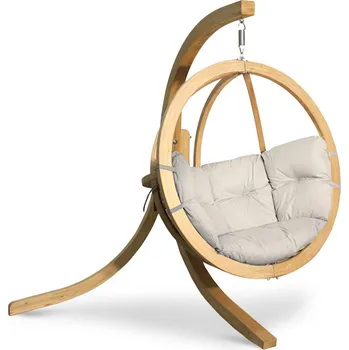 Závěsné křeslo Houpací křeslo O-Zone krémová