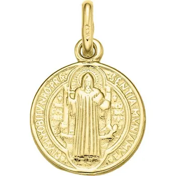Přívěsek Bealio Zlatý přívěsek SV. BENEDIKT 12 mm 04-00050-2399