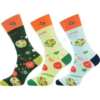 Pánské ponožky MORE Pánské ponožky More-079-235 Barva: 235-tm.zelená, Velikost: 39-42(26-28)