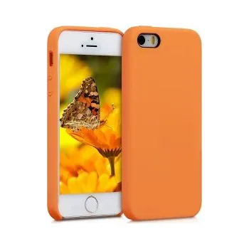 Pouzdro na mobilní telefon Pouzdro pro Apple iPhone SE (1.Gen 2016) / 5 / 5S - oranžová