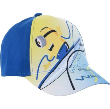 Kšiltovka Modro-bílá chlapecká kšiltovka Minions Velikost: 54