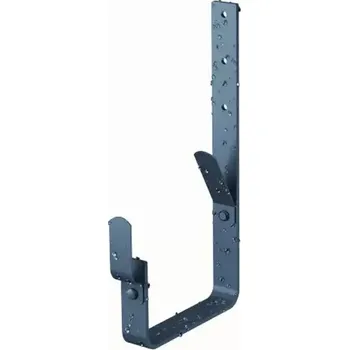 okap SATJAM Niagara Kwadra Žlabový hák 125 J s jazýčkem 300 RAL 7016 antracit