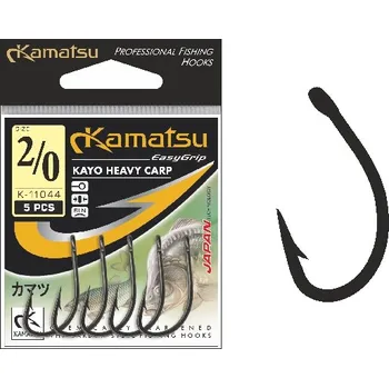 Rybářský háček Kamatsu - Háček Kayo Heavy Carp s očkem vel.2/0