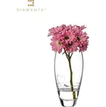 Skleněná váza se Swarovski Elements srdce Petit Heart 18 cm