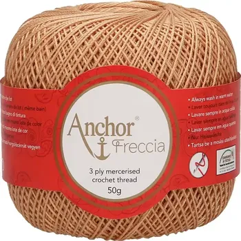 Příze Anchor Freccia 12 - 367 Lískový oříšek (Háčkovací příze Anchor Freccia 12 - 367 hazelnut )