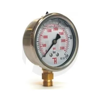 Hydraulický filtr Manometr 0-10 Bar G1/8 SV pr.63 gly