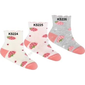 STEVEN Dětské ponožky Steven-138-224 Barva: KS224-smotanová, Velikost: 17-19(11-12)