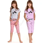 TARO Dívčí pyžamo Beki2214-1 Barva: ss11-sivá, Velikost: 122