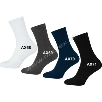 Pánská móda STEVEN Froté ponožky Steven-047HL Barva: AX70-tm.modrá, Velikost: 44-46(29-30)