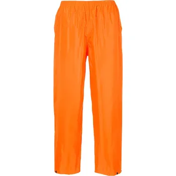 Pláštěnka PORTWEST Kalhoty do deště Classic výprodej Velikost: S, Barva: oranžová