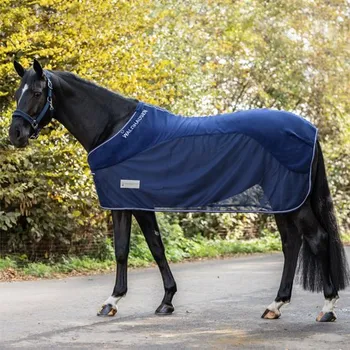 Deka pro koně Deka síťovaná Waldhausen Comfort fleece Tmavě modrá 155cm
