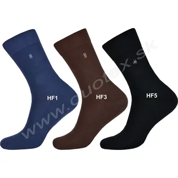 Pánské ponožky DUOTEX Pánské ponožky Gafro-1 Barva: HF5-čierna, Velikost: 38-40(25-26)