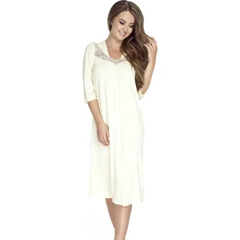 Dámská noční košile Noční košile Mewa 4133 Barva: Smetanová, Velikost: 38