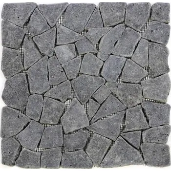Obklad Mozaika Garth z andezitu, tmavě šedá obklady, 1 m2