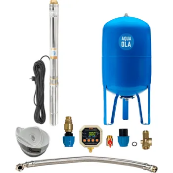 Domácí vodárna PRODO Domácí vodárna s ponorným čerpadlem IBO 3 - SDM24/80l - RTS - odolnost proti písku s Digitálním tlakovým spínačem - Prodloužená záruka 4 roky