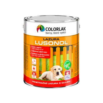 barva a nátěr na dřevo LUSONOL S 1023 C0026 Dub 2,5 l