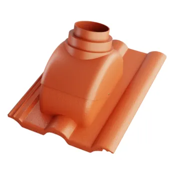 Betonpres Taška prostupová s adaptérem pro odkouření turbokotle Natura EXCLUSIV cihlová