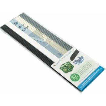 3D tisk 3Doodler CREATE FILAMENT PLA 5 COLORS PL-MIXNEW1 Kyselina polymléčná (PLA) Černá Šedá Světle modrá Transparentní Bílá 2 g