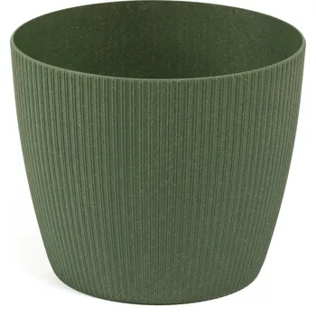 Květináč Lamela LAMELA, květináč MAGNOLIA ECO JUMPER, průměr 19 cm, výška 15 cm, zelený