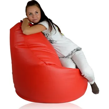 Sedací pytel Sedací pytel Primabag Sondo ekokůže červená