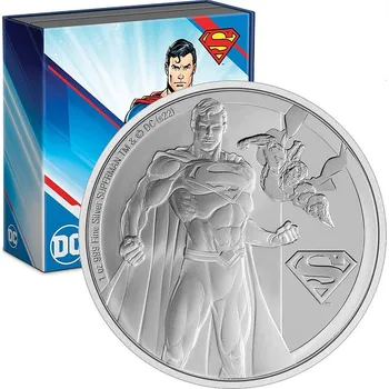 New Zealand Mint Superman stříbrná mince 1oz 2022 Proof DC Comics