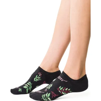 Dámské ponožky Ponožky Steven 017 stopki Planeta Ziemia Barva: Šedá, Velikost: 35-37